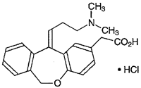 塩酸オロパタジンの構造式
