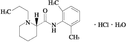 塩酸ロピバカインの構造式