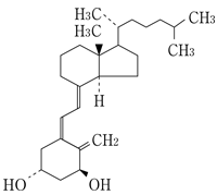 アルファカルシドールの構造式