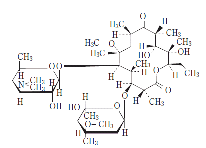 クラリスロマイシンの構造式