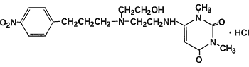 塩酸ニフェカラントの構造式